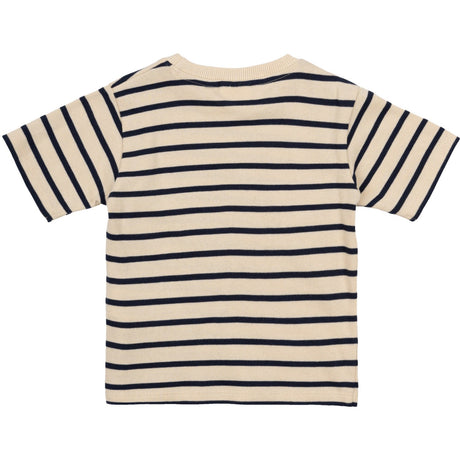 THE NEW Siblings Mood Indigo Striped Nat Uni Oversize T-Shirt