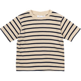 THE NEW Siblings Mood Indigo Striped Nat Uni Oversize T-Shirt