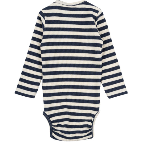 THE NEW Siblings Mood Indigo Striped Fro Uni Rib Body