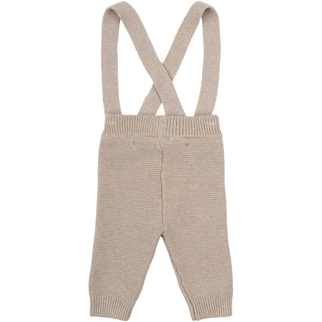 THE NEW Siblings Oatmeal Melange Nata Uni Strik Bukser