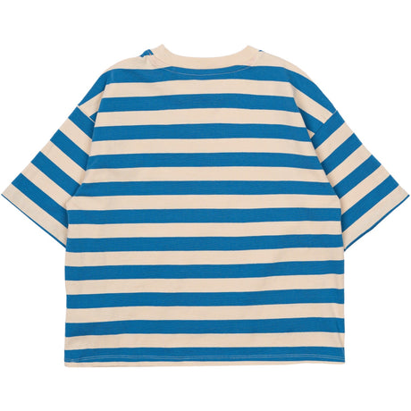 The New White Swan Striped Nanny Oversize T-Shirt