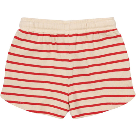 The New Poppy Red Striped Nil Shorts
