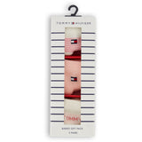 Tommy Hilfiger Pink Baby Strømper 3-pak Gaveæske Stripe