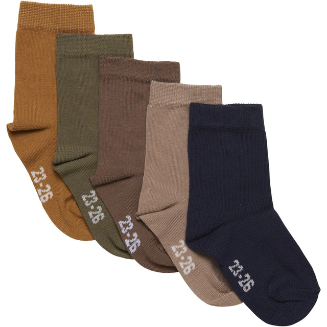 Minymo Dried Herbs Ankle sock - multi (5-pak)