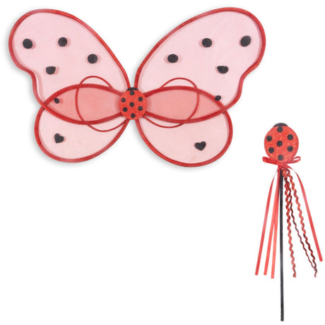 Konges Sløjd Ladybug Glitter Fairy Ladybug Kostume