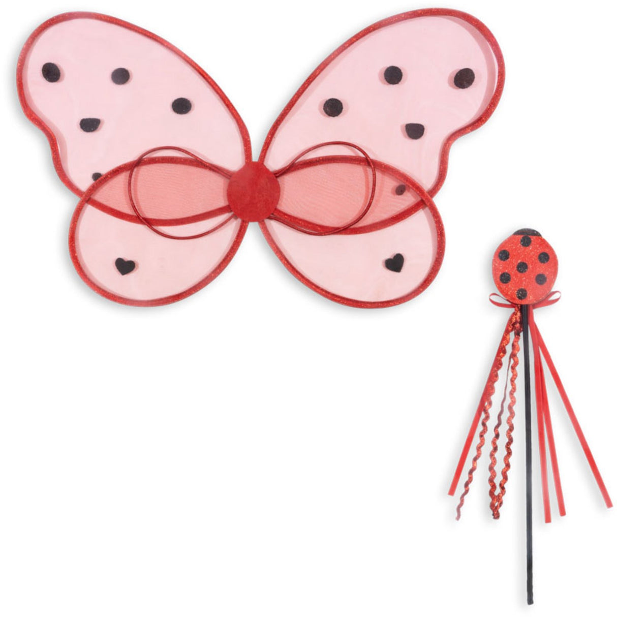 Konges Sløjd Ladybug Glitter Fairy Ladybug Kostume