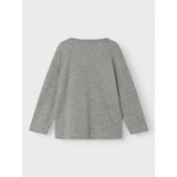 Name It Grey Melange Oswin Regular Bluse