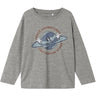 Name It Grey Melange Oswin Regular Bluse