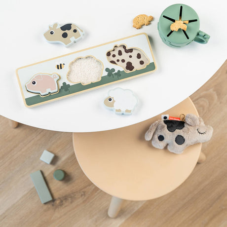 DonebyDeer Farvemix Sensorisk Puslespil Tiny farm Farvemix