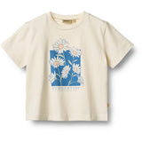 Wheat Ivory T-shirt S/S Print Mirsa