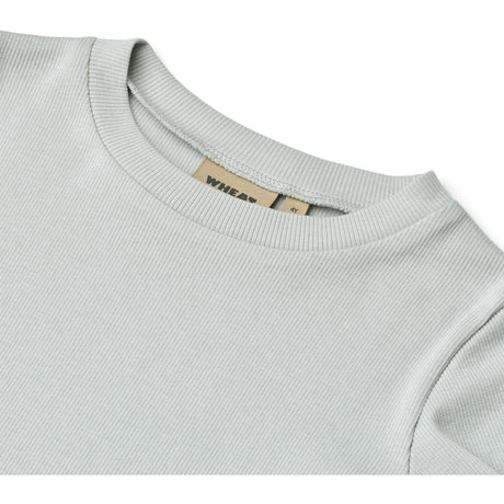 Wheat Soft Blue Rib T-shirt S/S Irene