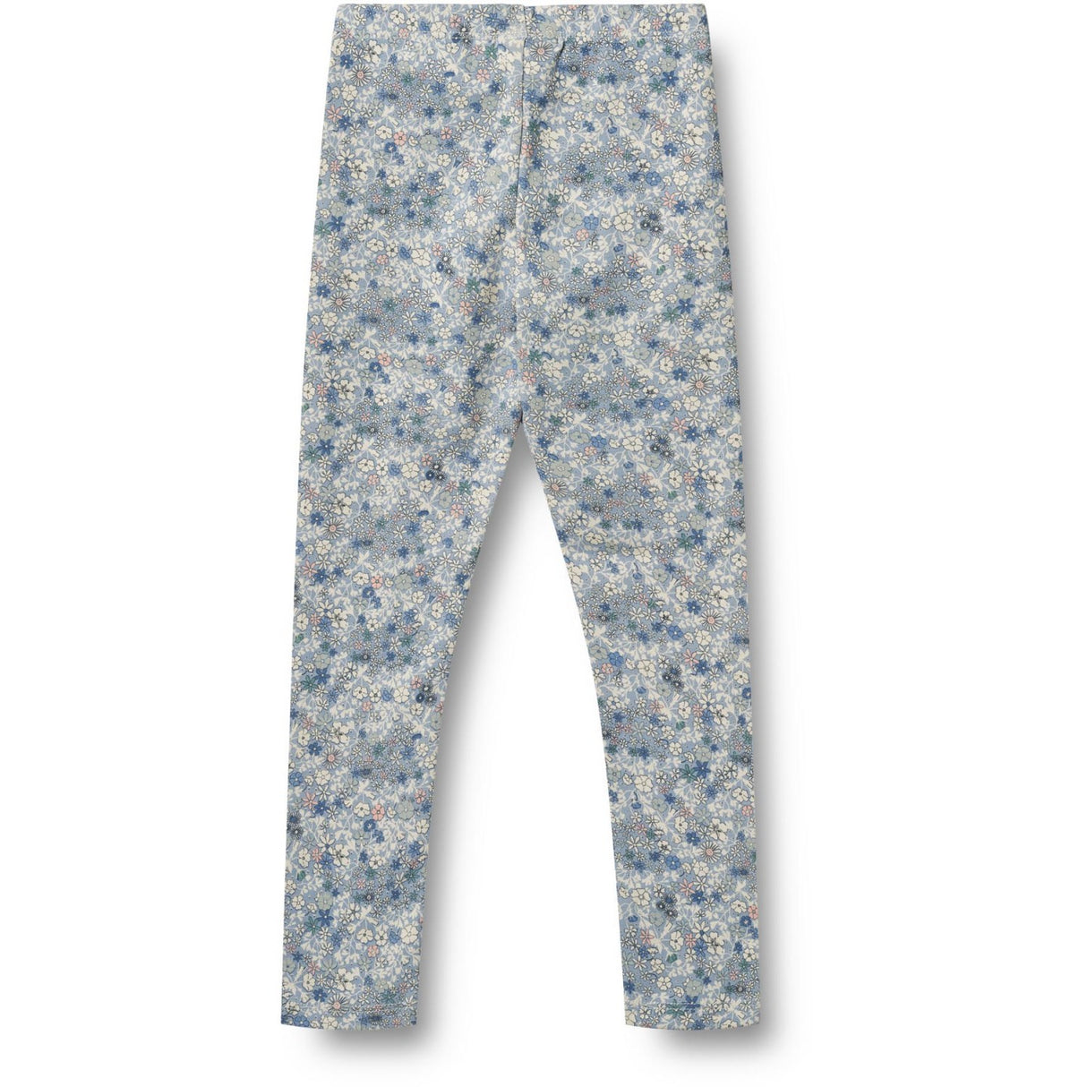 Wheat Blue Summer Flowers Jersey Leggings Jules