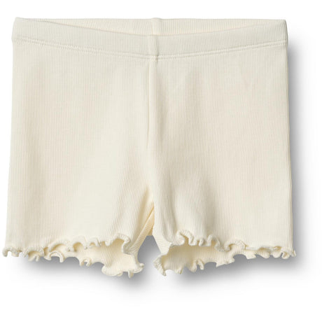 Wheat Ivory Rib Shorts Sine