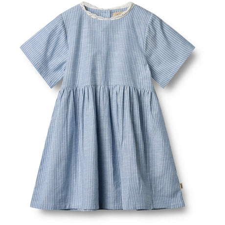 Wheat Blue Stripe Kjole S/S Elma