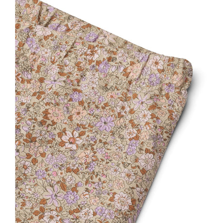 Wheat Lilac Flower Meadow Cykel Shorts Anne