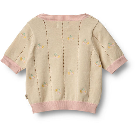 Wheat Sandshell Strik T-shirt S/S Malvina