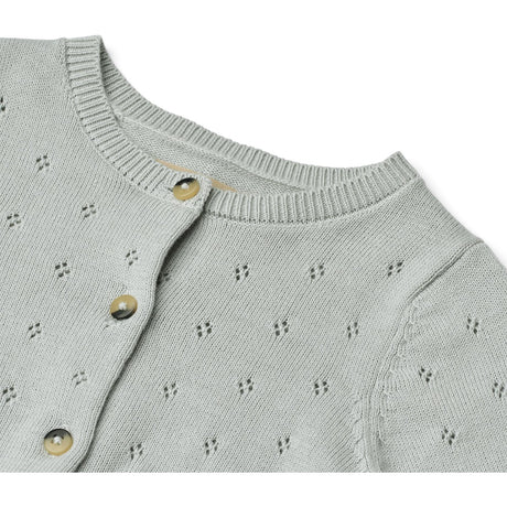 Wheat Soft Blue Strik Cardigan Maia