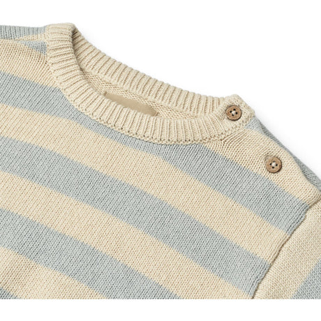 Wheat Blue Stripe Strik Pullover Morgan