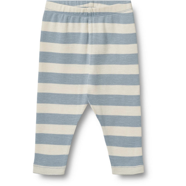 Wheat Calm Blue Stripe Jersey Leggings Silas