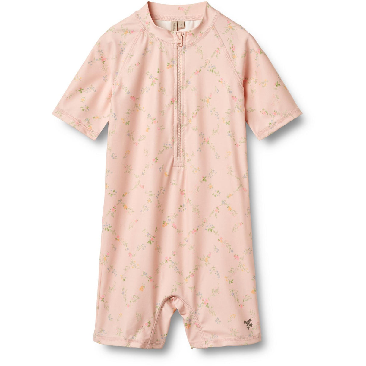 Wheat Powder Checked Flowers Badeheldragt S/S Cas