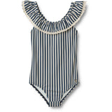 Wheat Blue Stripe Badedragt Doris