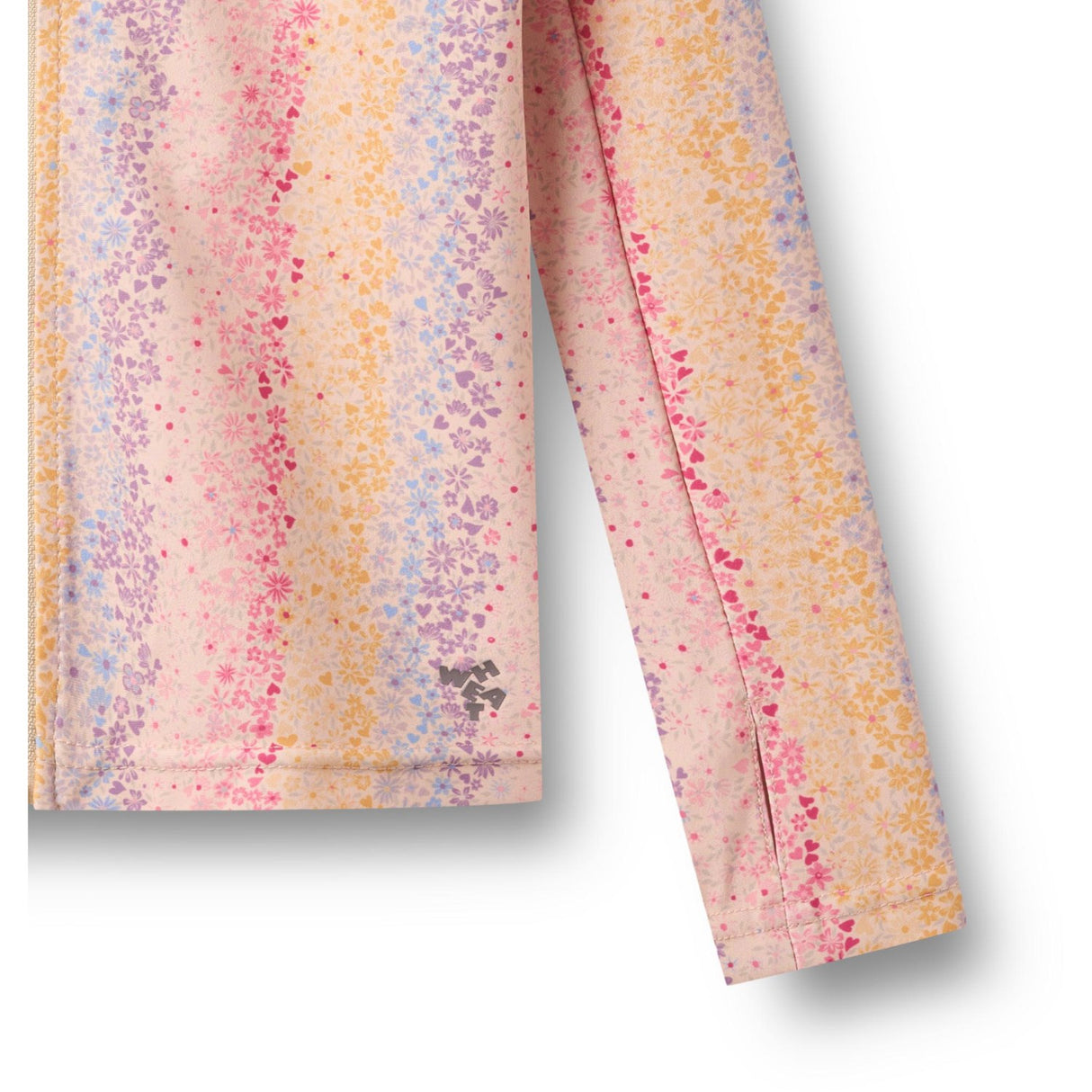 Wheat Multi Rainbow Badebluse L/S Zip Ada