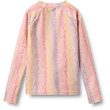 Wheat Multi Rainbow Badebluse L/S Zip Ada