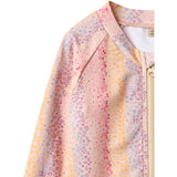 Wheat Multi Rainbow Badebluse L/S Zip Ada