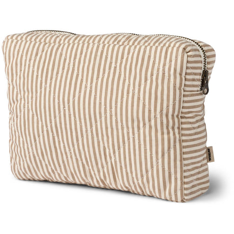Wheat Cappucino Stripe Toilettaske Small Ziggy