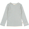 Petit Piao Allure Blue/Dark Off White Bluse Modal Striped