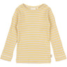 Petit Piao Yellow Sun/Dark Off White Bluse Modal Striped