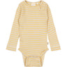 Petit Piao Yellow Sun/Dark Off White Body L/S Modal Striped