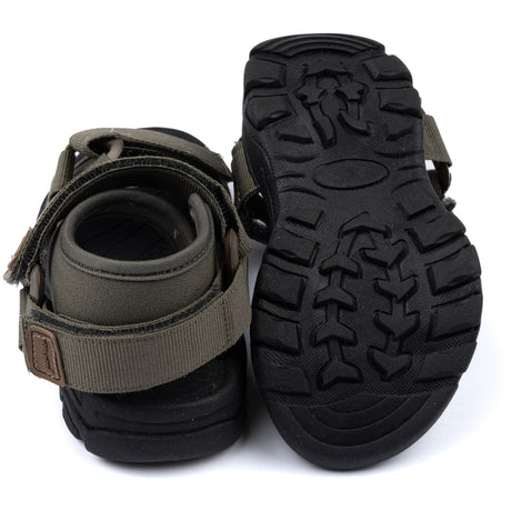 Pom Pom Hunter Green Trecking Sandal Velcro
