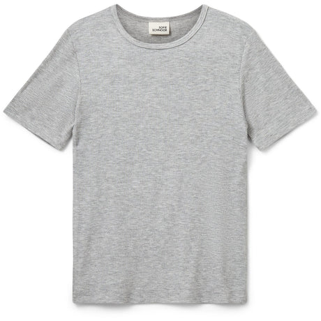 Sofie Schnoor Grey Mel Nataliasy Rib T-shirt