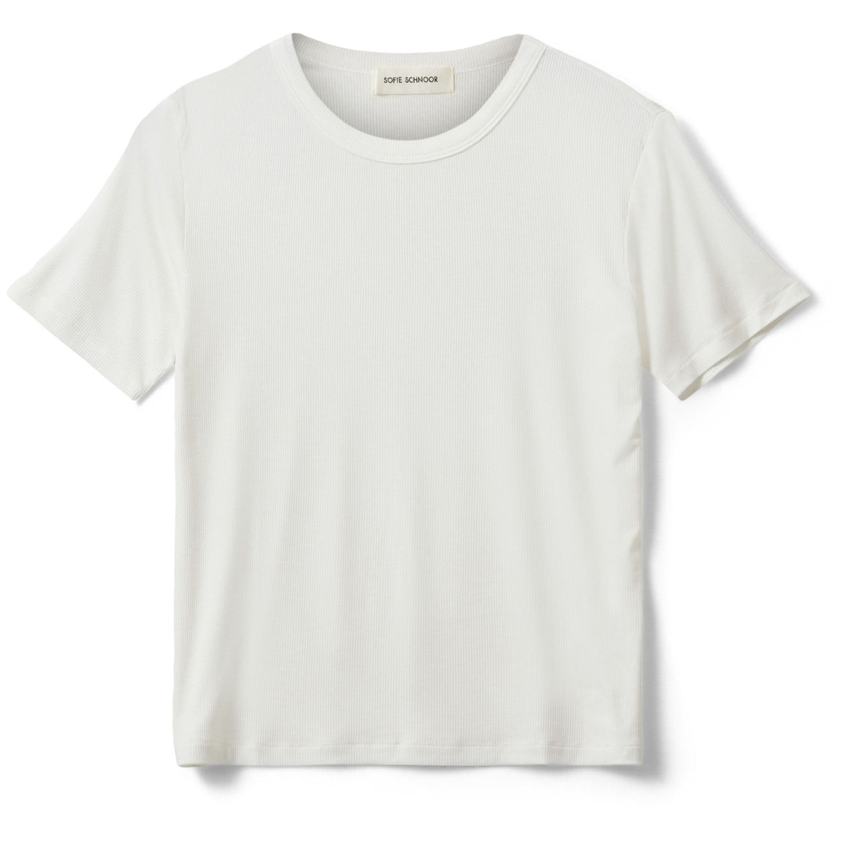 Sofie Schnoor White Nataliasy Rib T-shirt