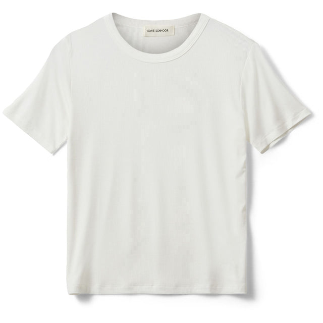 Sofie Schnoor White Nataliasy Rib T-shirt
