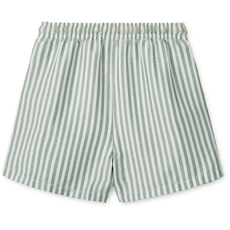 LIEWOOD Stripe Peppermint / Crisp White Duke Stripe Badehorts