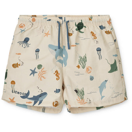 LIEWOOD Sea Creature / Sandy Aiden Printed Badeshorts