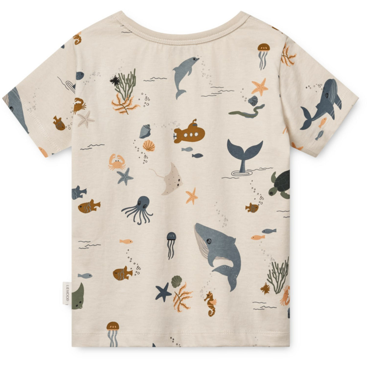 LIEWOOD Sea Creature / Sandy Apia Printed Shortsleeve T-shirt