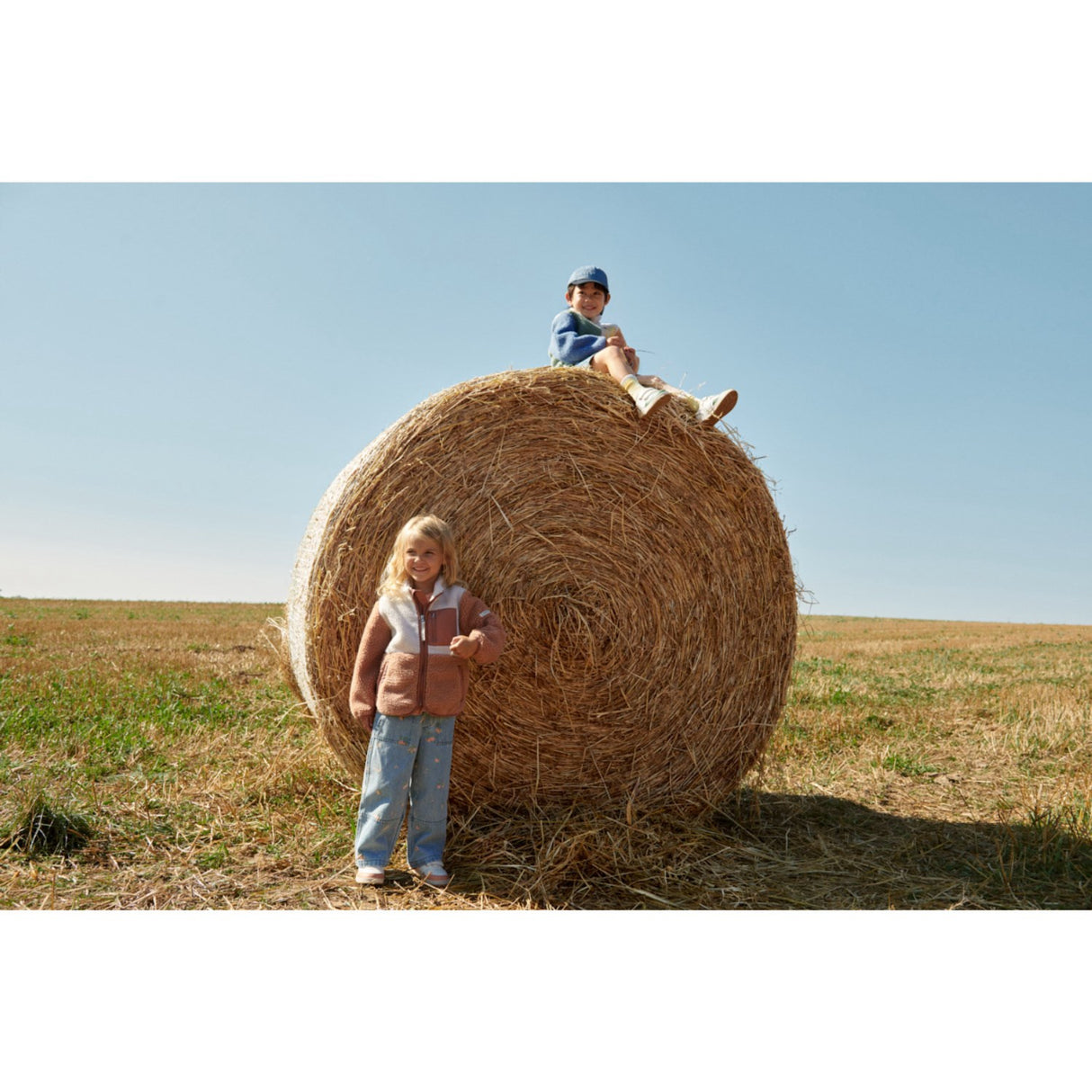 LIEWOOD Peach / Lys Blue Denim Cesar Printed Denim Bukser