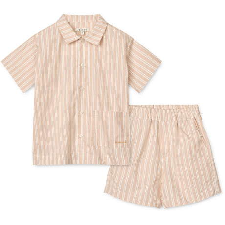 LIEWOOD Y/D Stripe Sorbet Rose / Creme De La Creme Leona Stripe Sæt
