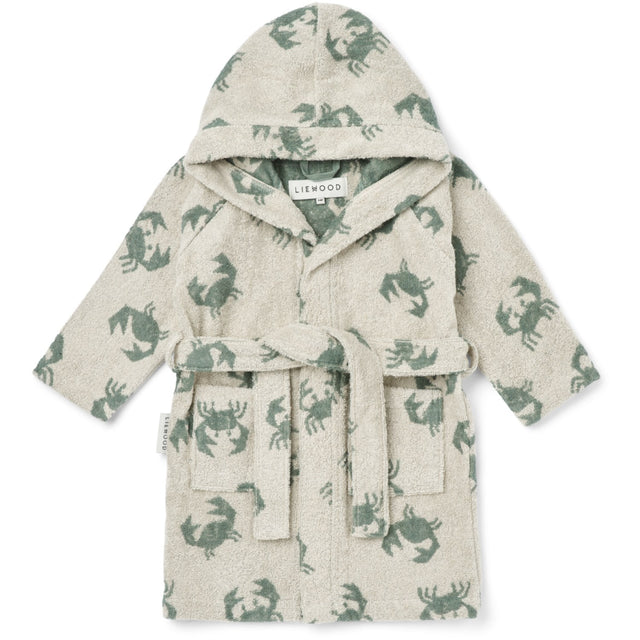 LIEWOOD Crab / Sandy Lilana Yarn Dyed Badekåbe