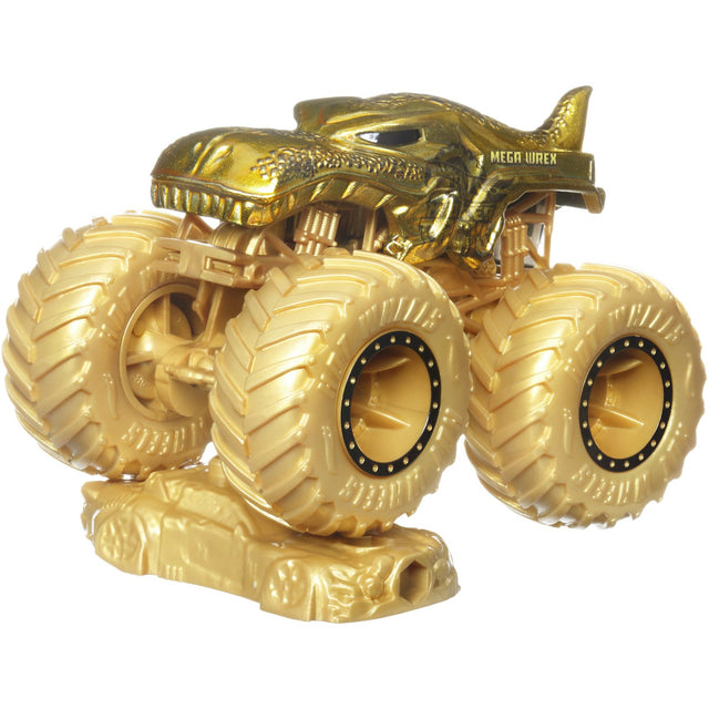Hot Wheels HW Monster Trucks Golden Mega Wrex Promo Truck! IKKE AKTIVERES