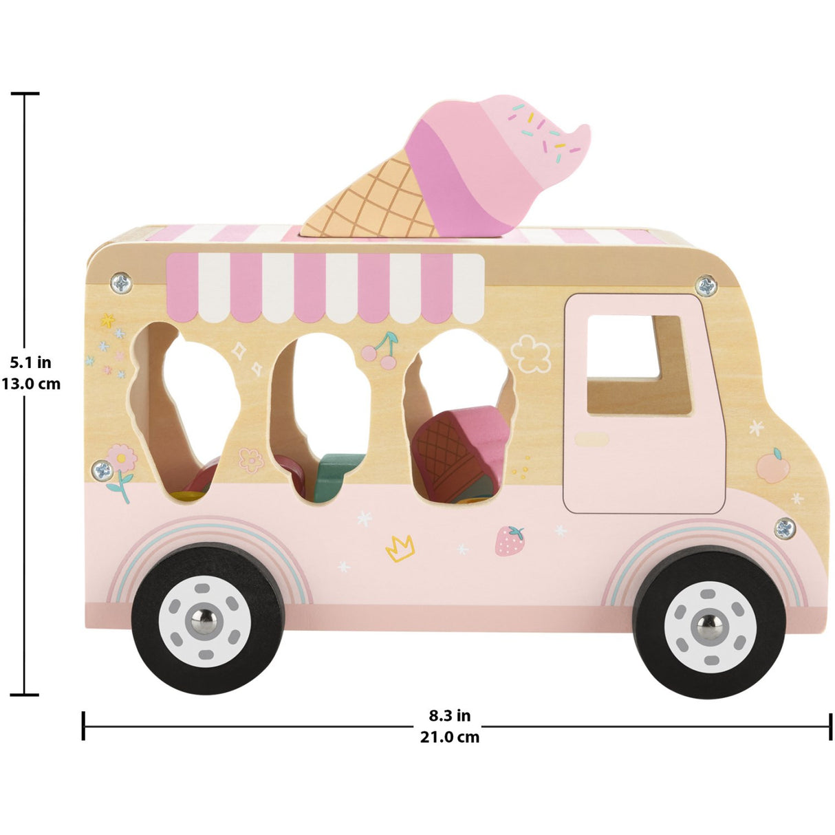 Fisher-Price® Wood Ice Cream Puttekasse