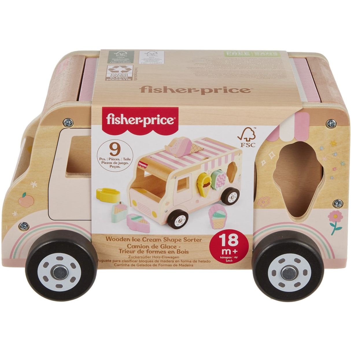 Fisher-Price® Wood Ice Cream Puttekasse