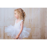 Dolly by Le Petit Timeless Tutu Kjole Hvid