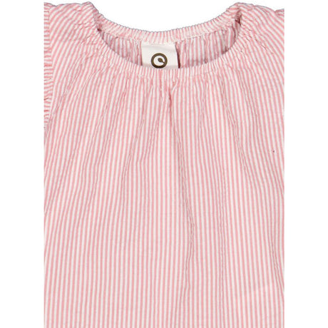 Müsli Balsam Cream/ Bubblegum Seersucker Stripe Flæse Top Baby