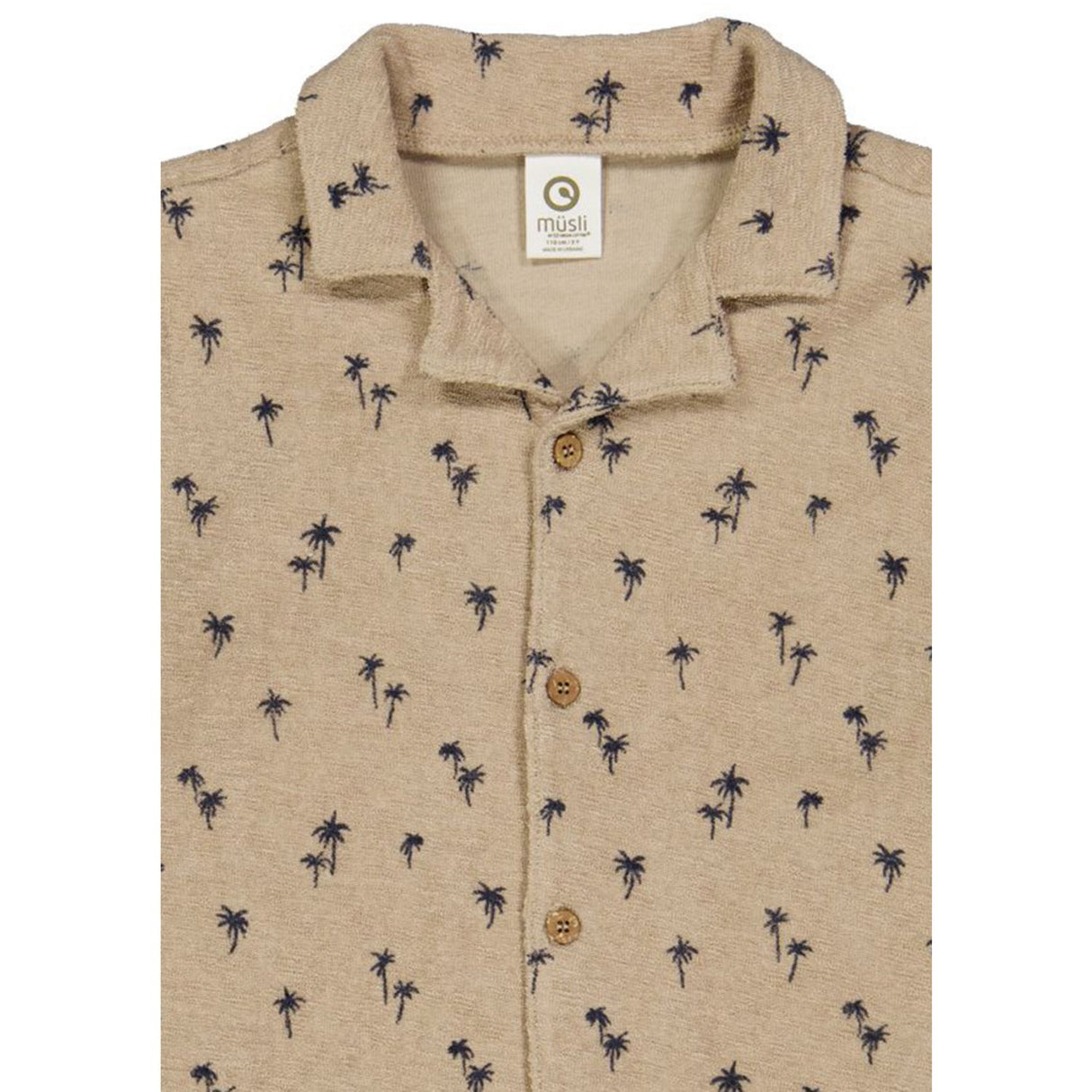 Müsli Cashmere/ Night Blue Palm Skjorte