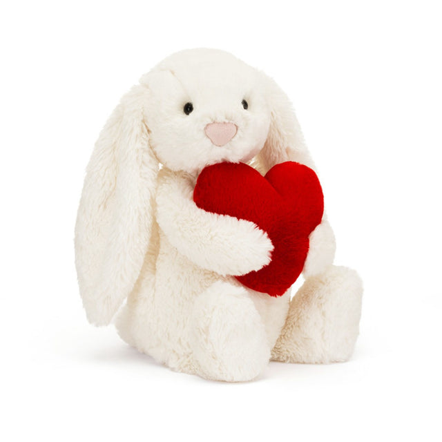 Jellycat Bashful Kanin Med hjerte Original 31 cm