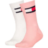 Tommy Hilfiger Soft Pink Kids Strømper 2-Pak Flag